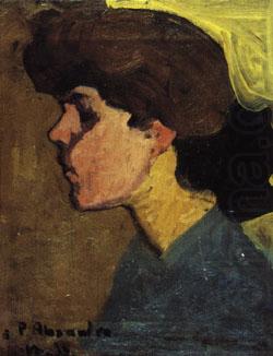 Amedeo Modigliani Head of a Woman in Profile oil painting picture